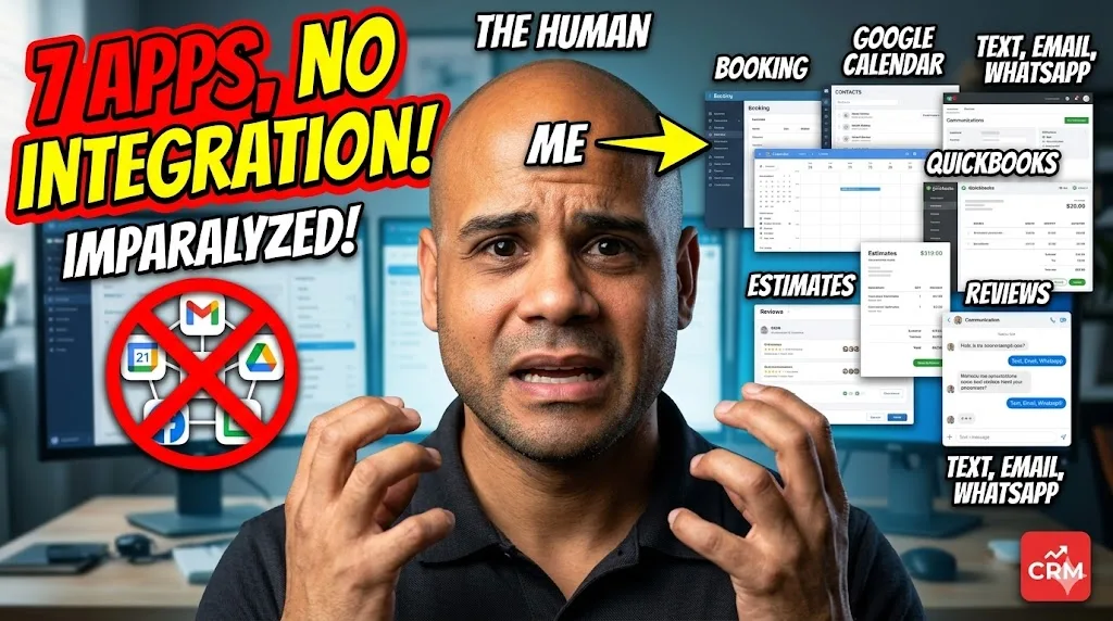 seven apps that don't talk to each other